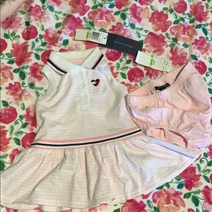 Tommy Hilfiger 2 piece girls dress set new